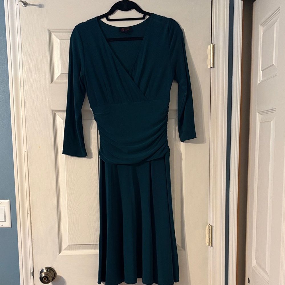Elegant Teal Flattering Dress
